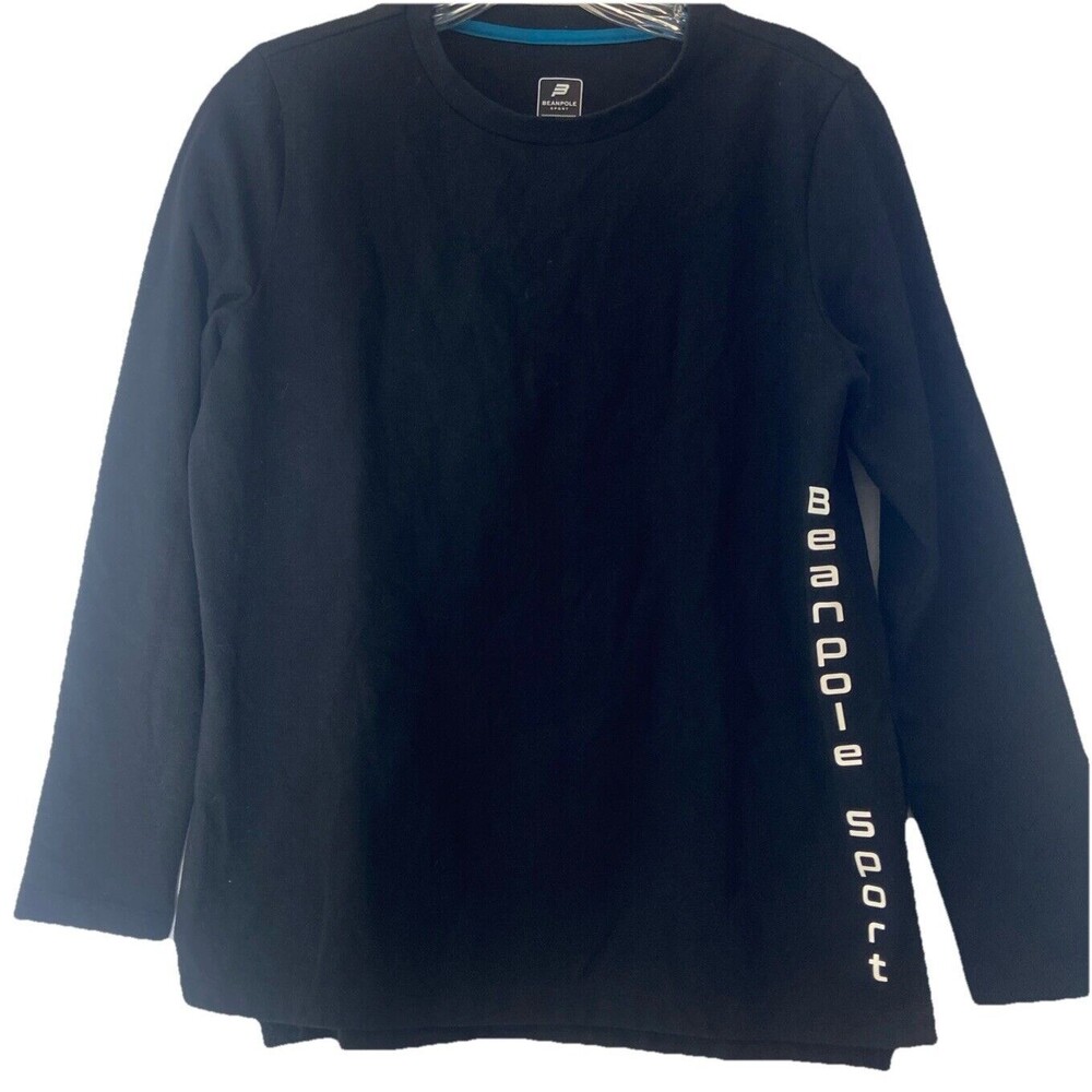 Beanpole Sport Long Sleev Black Shirt NWOT apx medium see measurements